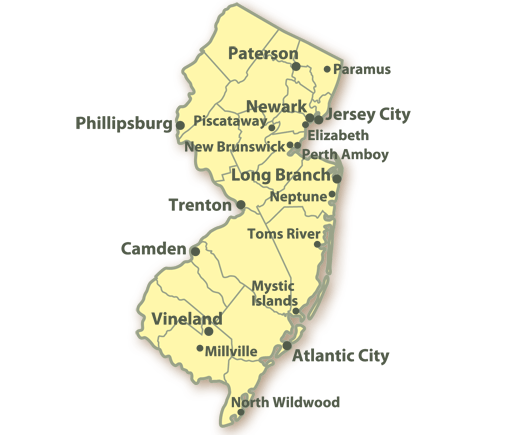 New Jersey Map